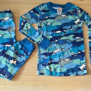 Blue Shark Pajama Set